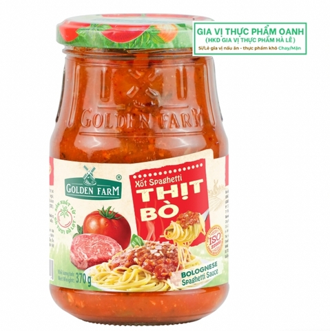 Xốt Spaghetti Thịt Bò - Golden Farm (370 g)