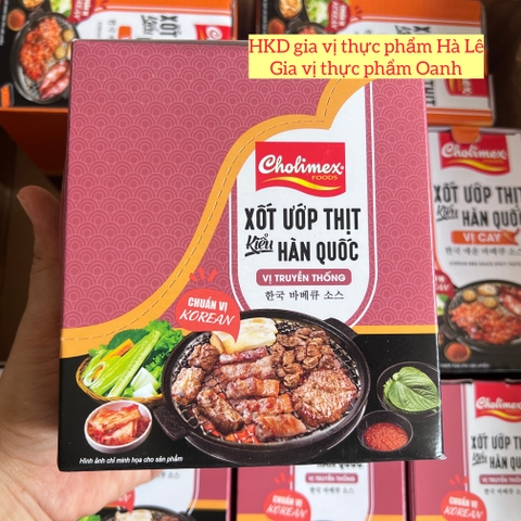 (Hộp 10) Xốt ướp thịt Hàn Quốc 90gr-Cholimex