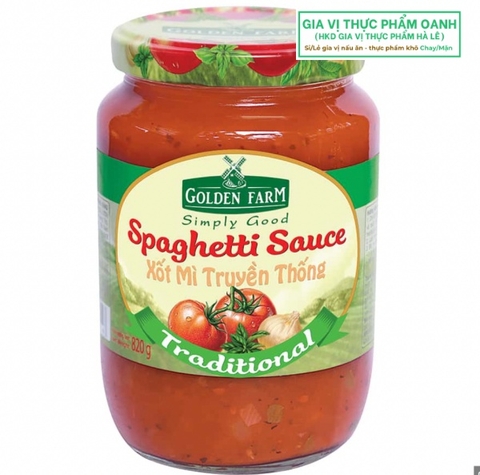 Xốt Spaghetti Truyền Thống - Golden Farm (370 g)