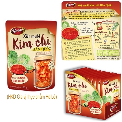Xốt muối kim chi hoàn chỉnh Barona (180gr)