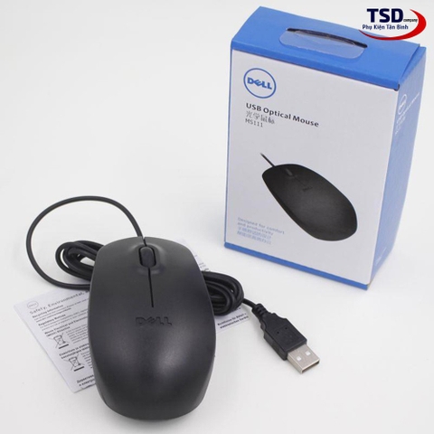 Chuột có dây Dell MS111 đen [BH: 1 năm]