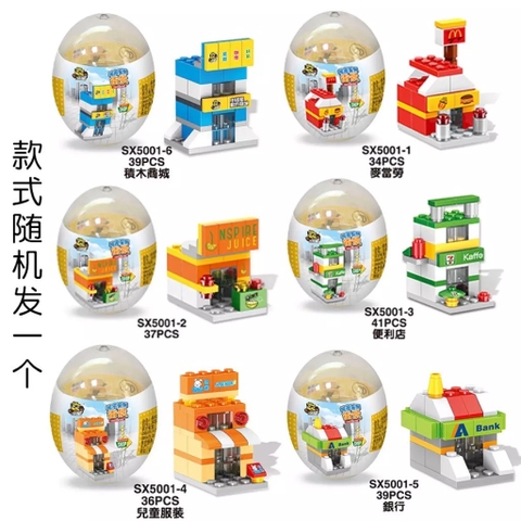Mô hình trứng Phục Sinh bằng xốp trắng 30cm