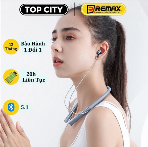 Tai nghe bluetooth Remax RB-S1 thể thao choàng cổ chính hãng [BH 1 Năm]