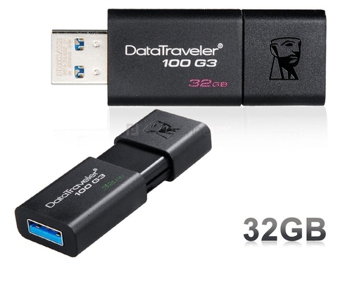 USB 3.0 32Gb Kingston DT100G3 DataTraveler tốc độ cao [BH 1 năm]