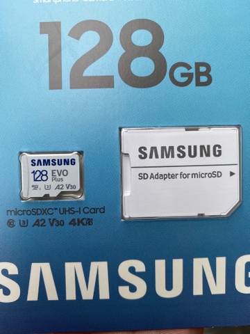 Thẻ nhớ Micro SD Samsung Evo Plus 128GB chính hãng box new 2022 [BH 2 năm]
