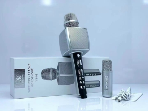 Micro bluetooth YOSD YS-98 bộ 2 mic không dây lớn nhỏ hát cặp cao cấp loại 1 (Ys98) [BH 6 tháng]