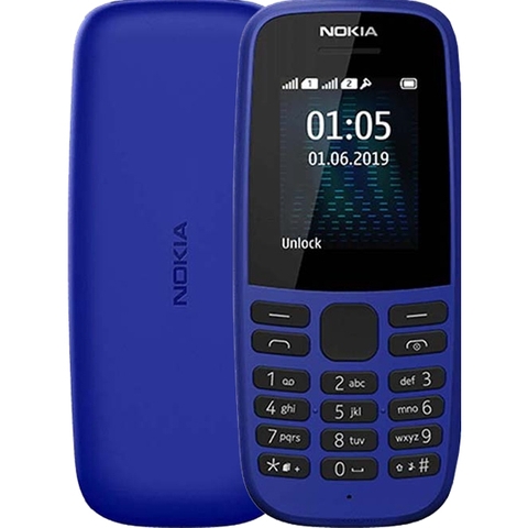Điện thoại NOKIA 105 2019 full box kèm phụ kiện (màn hình bao test, thân máy bh 6 tháng)