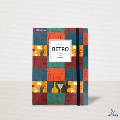 [Plain Notebook] Sổ tay Crabit Retro Company - Chamomile (Ruột Trơn)