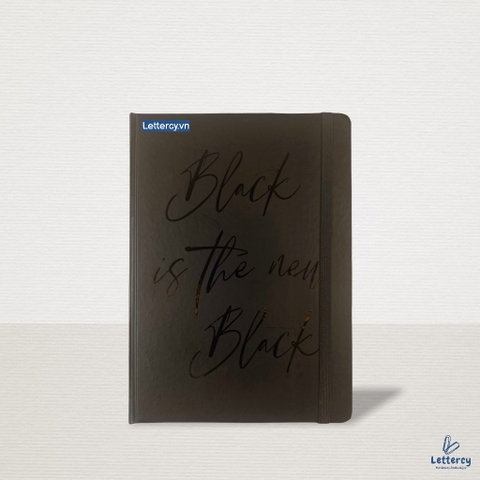 [Plain Notebook] Sổ tay Crabit Black is the new black (Ruột Trơn - 130gsm)