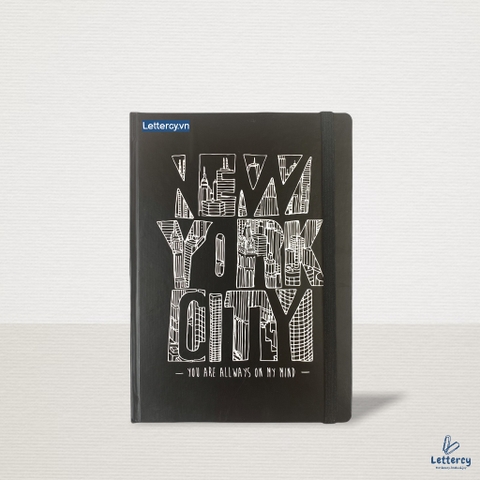 [Dotted Notebook] Sổ tay Crabit New York City (Ruột Chấm - 180 Trang - 100gsm)