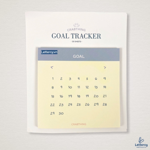 Tập note Crabit Notepad - Goal Tracker