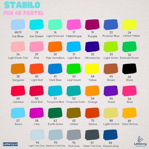 STABILO Pen 68 Pastel - 1.0mm