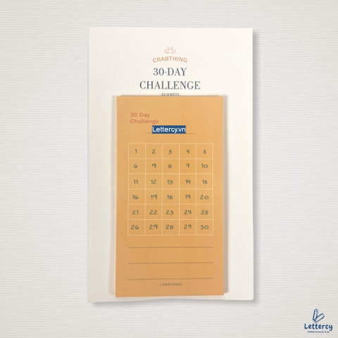 Tập note Crabit Notepad - 30-Day Challenge