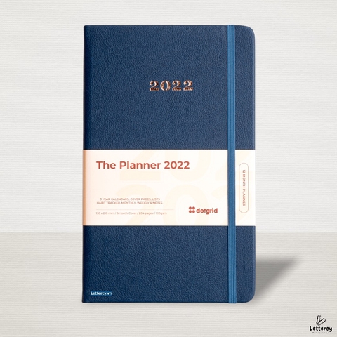 Sổ tay kế hoạch - Planner Dot Grid 2022 (204 trang - 100gsm)