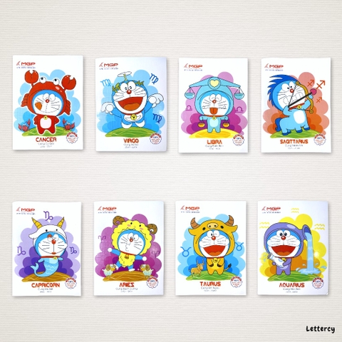 Tập học sinh MGP Mèo Máy (Doraemon Horoscope) (5 ôly caro - 200 trang - 100 gsm)