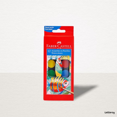 Màu Nước Faber-Castell Paint Cakes (Dạng Nén)