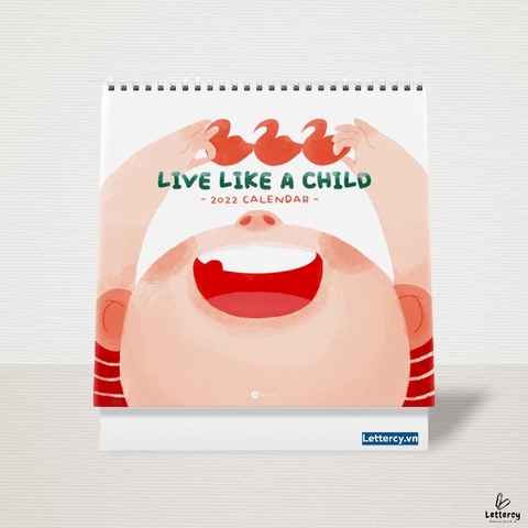 Lịch để bàn SDstationery Nhâm Dần 2022 - Live Like A Child