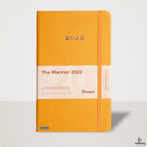 Sổ tay kế hoạch - Planner Dot Grid 2022 (204 trang - 100gsm)