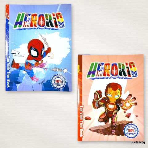 Tập học sinh Tân Vĩnh Tiến - HeroKid (Marvel) (5 ôly caro - 96 trang - 120 gsm)