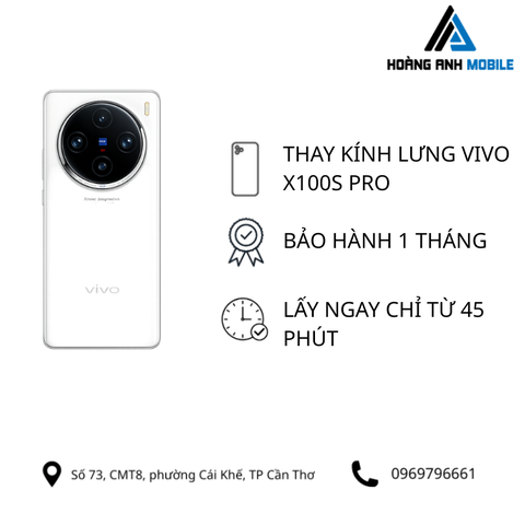 Thay kính lưng Vivo X100s Pro