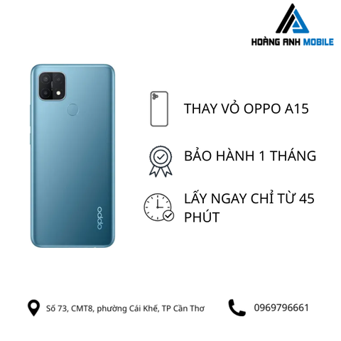 Thay vỏ Oppo A15