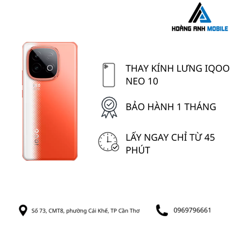 Thay kính lưng iQOO Neo 10
