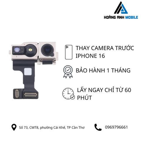 Thay camera trước iPhone 16