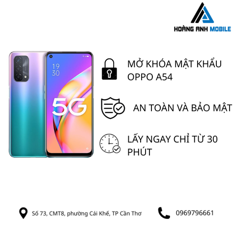 Mở Khóa Mật Khẩu Oppo A54