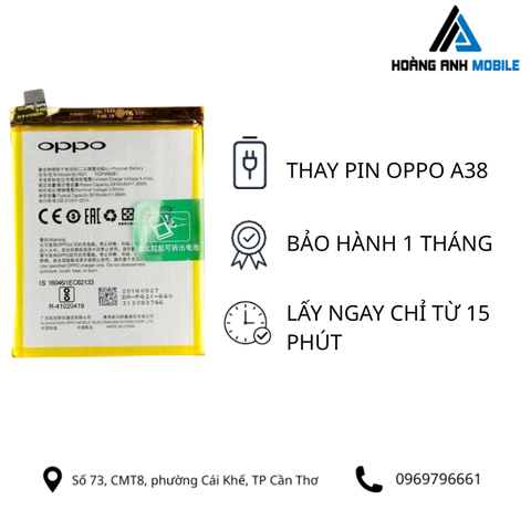 Thay Pin Oppo A38