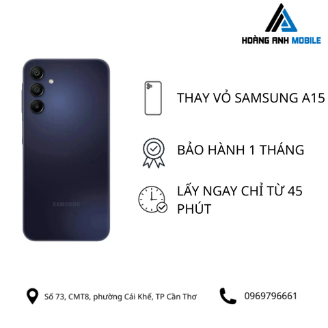 Thay vỏ Samsung A15