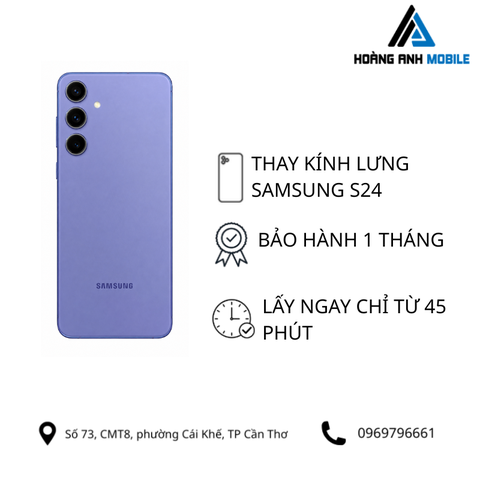 Thay kính lưng Samsung S24