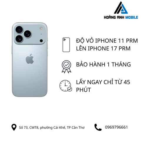 Độ vỏ iPhone 11 Pro Max lên 17 Pro Max