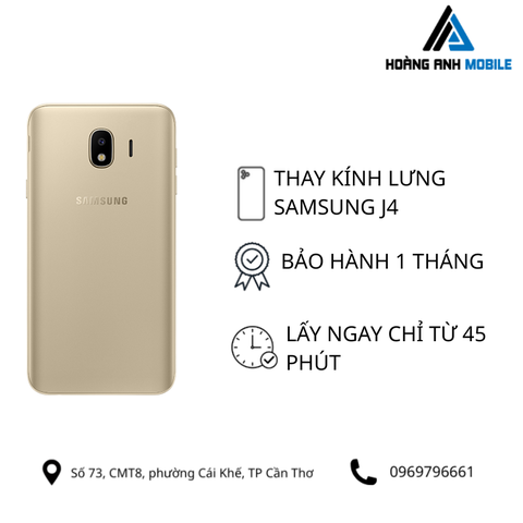 Thay kính lưng Samsung J4