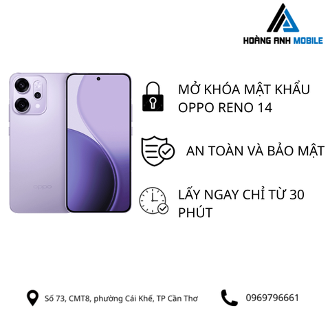 Mở Khóa Mật Khẩu Oppo Reno 14