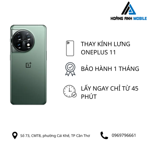 Thay kính lưng OnePlus 11