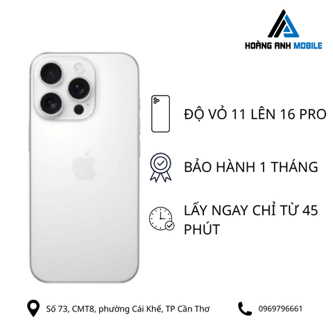 Độ vỏ iPhone 11 lên 16 Pro