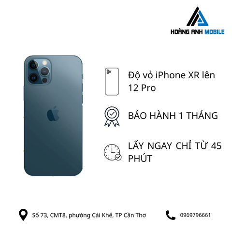 Độ vỏ iPhone XR lên 12Pro/13Pro/14Pro