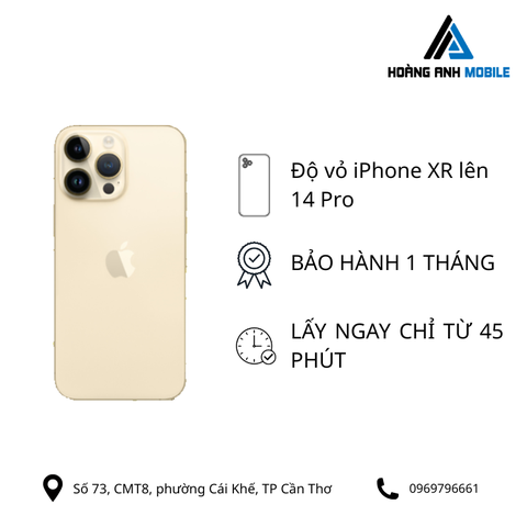 Độ vỏ iPhone XR lên 12Pro/13Pro/14Pro