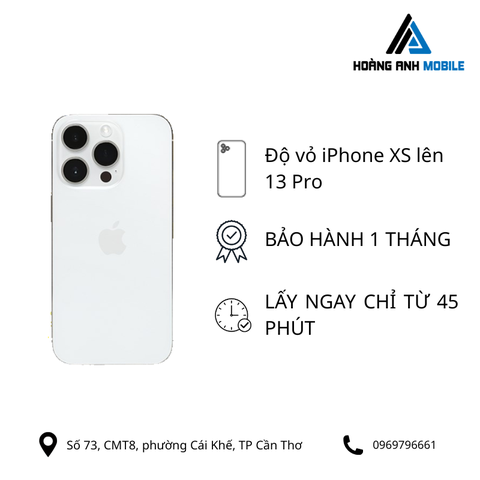 Độ vỏ iPhone Xs lên 13 Pro/ 14 Pro