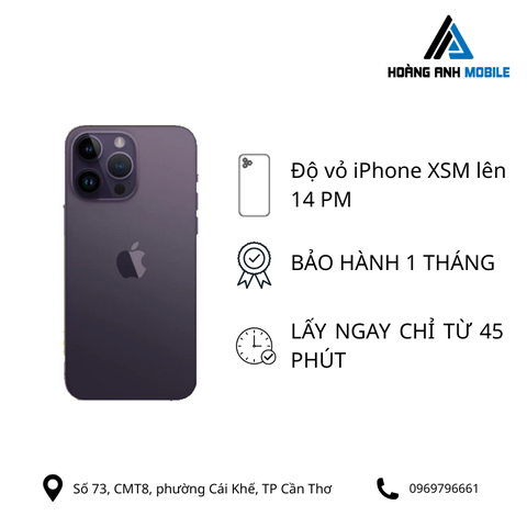 Độ vỏ XS Max lên 13 ProMax/14ProMax