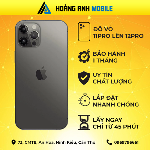 Độ vỏ iPhone 11 Pro lên 12Pro/13Pro/14/Pro