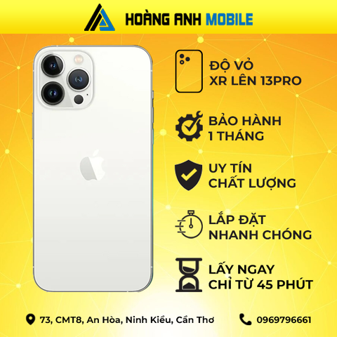 Độ vỏ iPhone Xr lên 13 Pro