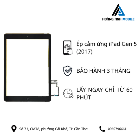 Ép cảm ứng iPad Gen 5 (2017)