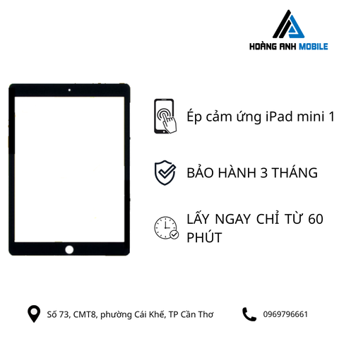 Ép cảm ứng iPad mini 1