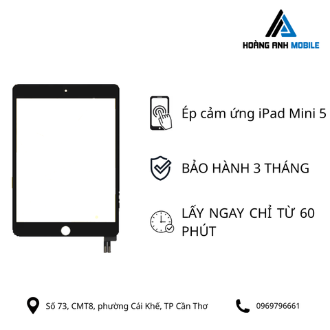 Ép cảm ứng iPad Mini 5