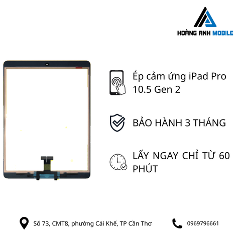 Ép cảm ứng iPad Pro 10.5 Gen 2