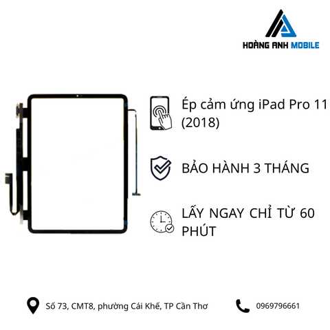 Ép cảm ứng iPad Pro 11 (2018)