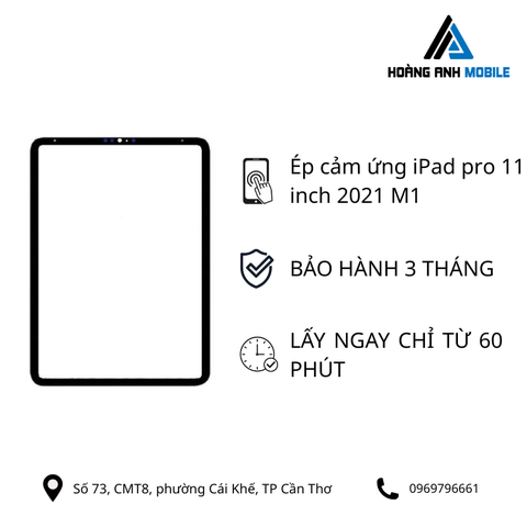 Ép cảm ứng iPad pro 11 inch 2021 M1