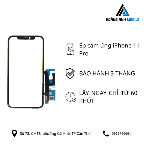 Ép cảm ứng iPhone 11 Pro