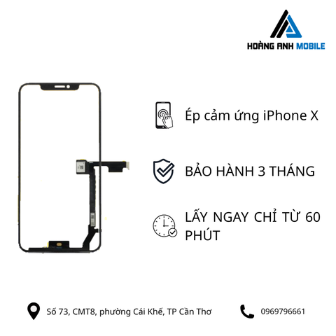 Ép cảm ứng iPhone X